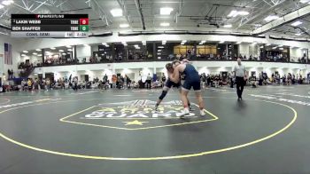 174 lbs Cons. Semi - Ben Shaffer, Trine vs Lakin Webb, Trine