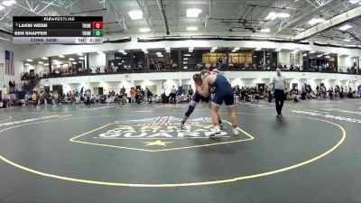174 lbs Cons. Semi - Ben Shaffer, Trine vs Lakin Webb, Trine
