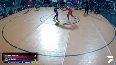 101 lbs Semifinal - Adonis Griffin, California vs Stylin Ranis, Hawaii