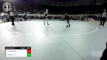 5A-106 lbs Cons. Round 1 - Jacob Caviness, TAHLEQUAH vs Elijah Cherry, EDISON PREP