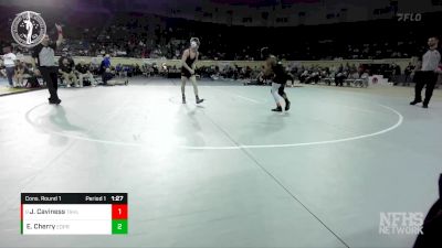 5A-106 lbs Cons. Round 1 - Jacob Caviness, TAHLEQUAH vs Elijah Cherry, EDISON PREP