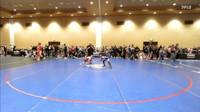 53-57 lbs Champ. Round 1 - Ruby Crissman, Ohio vs Abrielle Thomas, Pennsylvania