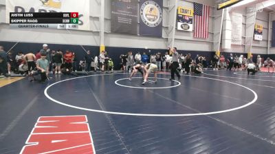 135 lbs Quarterfinal - Justin Luss, Doylestown vs Skipper Ragg, Schwenksville