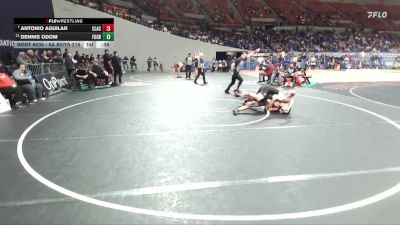 6A Boys 215 lbs Cons. Round 5 - Dennis Odom, Forest Grove Boys vs Antonio Aguilar, Clackamas Boys