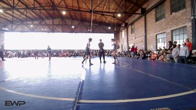 110 lbs Consi Of 4 - Ella Brunson, Hilldale Youth Wrestling Club vs Marley Jo Hall, Coweta Tiger Wrestling