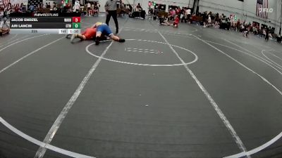 225 lbs Round 5 (6 Team) - Ari Lancin, CTWHALE vs Jacob Endzel, Warhawks