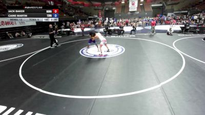 138 lbs Jack Baker, MDWA - Mount Diablo Wrestling Association vs Caine Martin, TCWA - Tri-Counties Wrestling Association