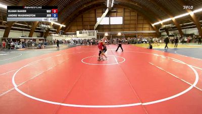 145B lbs Rr Rnd 2 - Elijah Baker, Whitney Point High School vs Andre Washington, Journeymen