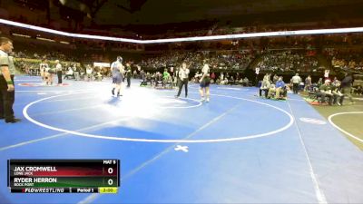 285 Class 1 lbs Quarterfinal - Ryder Herron, Rock Port vs Jax Cromwell, Lone Jack