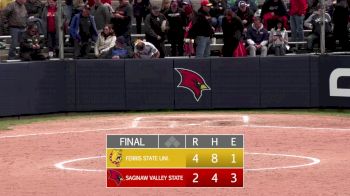 Replay: Ferris State vs Saginaw Valley St. - DH | Apr 29 @ 1 PM