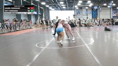 132 lbs Rr Rnd 3 - Anabel Rodriguez, Wrecking Crew Dream Crushers vs Katy Vardaman, Indiana Athena