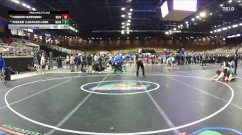 190 lbs Champ. Round 1 - Kieran Canavan-Lima, North Hall vs Kaedon Bateman, Hartsville