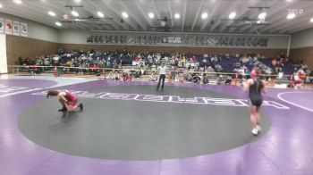 110 lbs Quarterfinal - Ella Godwin, Laramie vs Isabella Hetzel, Thermopolis