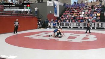 106 lbs Champ. Round 1 - Kalel Winesburgh, Boyd Buchanan High School vs Noah Harris, Pope Saint John Paul II Preparatory School