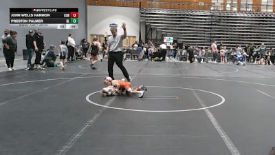 36-40 lbs Round 5 - Preston Palmer, NC LEGENDS vs John Wells Harmon, Capital City Wrestling