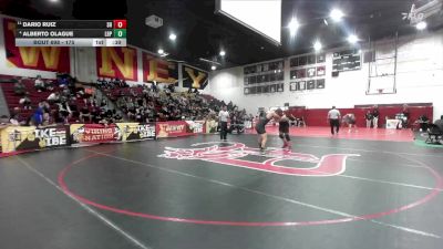 175 lbs Cons. Semi - Dario Ruiz, South Hills vs Alberto Olague, Long Beach Poly