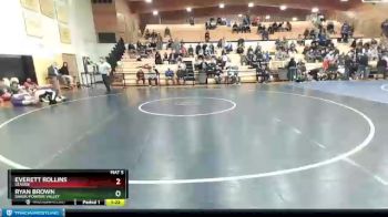 160 lbs Champ. Round 1 - Ryan Brown, Baker/Powder Valley vs Everett Rollins, Seaside