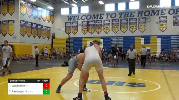 195 lbs Quarterfinal - Tanner Washburn, Green Machine vs Timothy Randolph III, CFWA