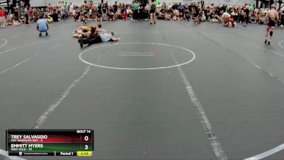 115 lbs Round 4 (8 Team) - Emmitt Myers, Ohio Gold vs Trey Salvaggio, Mat Warriors Red