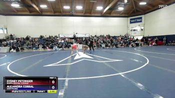 117 lbs Semifinal - Sydney Petzinger, North Central College vs Alejandra Corral, Unattached