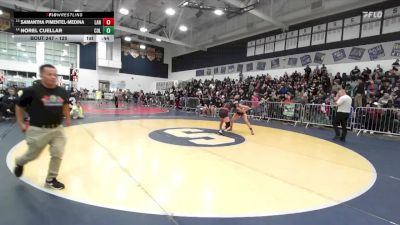 125 lbs Cons. Round 2 - Norel Cuellar, Colton vs Samantha Pimentel-Medina, Lancaster