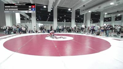 UWW Futures FS - 31 lbs Cons. Round 2 - Marek Kolasa, Betterman Elite Wrestling vs Ace Rodriguez, Gold Rush Wrestling