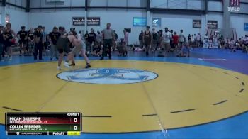 215 lbs Round 1 (3 Team) - Micah Gillespie, RED LION WRESTLING CLUB vs COLLIN SPREDER, MAT RATS WRESTLING CLUB