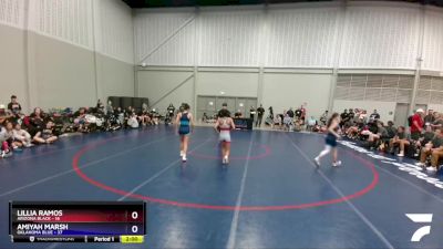 92 lbs Round 3 (6 Team) - Lillia Ramos, Arizona Black vs Amiyah Marsh, Oklahoma Blue
