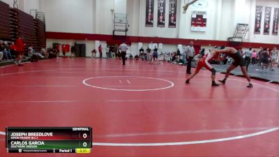 184 lbs Semifinal - Carlos Garcia, Southern Oregon vs Joseph Breedlove, Simon Fraser (B.C.)