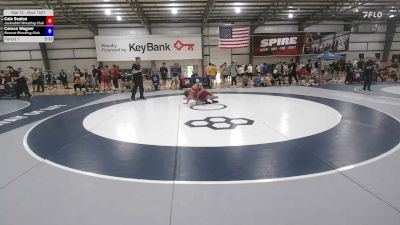 61 kg Cons. Sub-rd Of 16 - Cale Seaton, Jackrabbit Wrestling Club vs Carson Wagner, Bearcat Wrestling Club