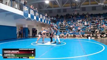 285 lbs Semis & 1st Wb (8 Team) - Hunter Gregory, Vancleave High School vs Caeden Hill, Tupelo High School
