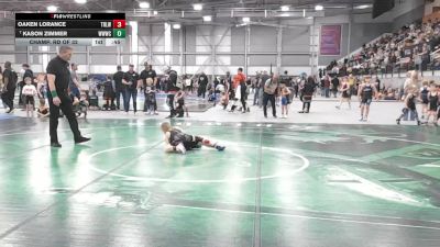 49 lbs Champ. Rd Of 32 - Kason Zimmer, Walla Walla Wrestling Club vs Oaken Lorance, Team Real Life Wrestling