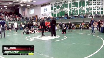 138 lbs Cons. Round 5 - Nick Piontkowski, Olentangy (Lewis Center) vs Beau Nezbeth, Louisville