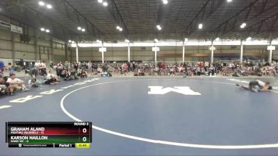 74 lbs Round 3 (3 Team) - Graham Aland, Fighting Squirrels vs Karson Naillon, Hawk WC