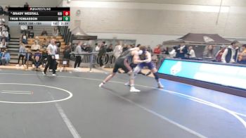 184 lbs Cons. Round 2 - Brady Westall, Northern State vs True Tobiasson, Sioux Falls