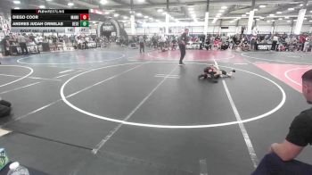 49 lbs Consolation - Diego Coor, Manu WC vs Andres Judah Ornelas, Desert Dogs WC