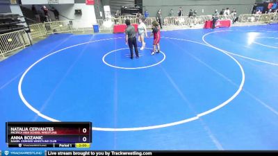 200 lbs Semifinal - Natalia Cervantes, Pacifica High School Wrestling vs Anna Bozanic, Daniel Cormier Wrestling Club