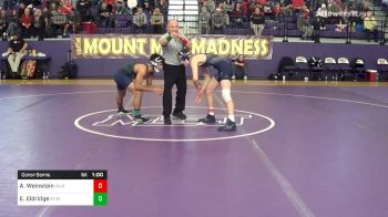 126 lbs Consolation - Andy Weinstein, Gilman vs Evan Eldridge, St Marys Ryken