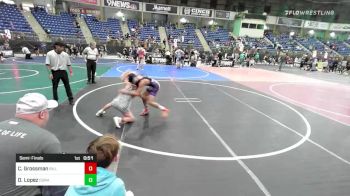 102 lbs Semifinal - Christopher Grossman, Billings WC vs Deven Lopez, Duran Elite