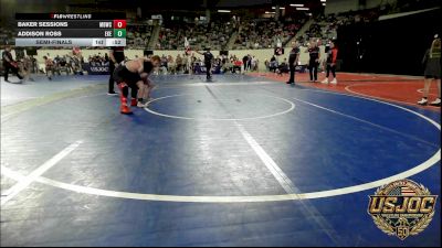 Semifinal - Baker Sessions, Mustang Bronco Wrestling Club vs Addison Ross, East Kansas Eagles