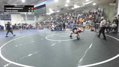138 lbs Quarterfinal - Rufus Ekberg, Santa Monica vs Oliver Benninghoff, Trabuco Hills