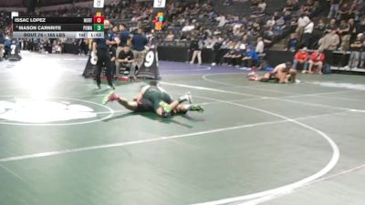 165 lbs Round Of 64 - Issac Lopez, North (CS) vs Mason Carnrite, Poway (SD)