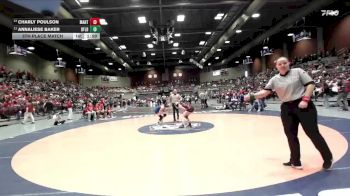 3A 105 lbs 5th Place Match - Annaliese Baker, Richfield vs Charly Poulson, Manti