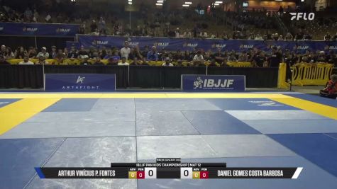 Arthur Vinícius P. Fontes vs Daniel Gomes Costa Barbosa 2026 Pan Kids Jiu-Jitsu IBJJF Championship