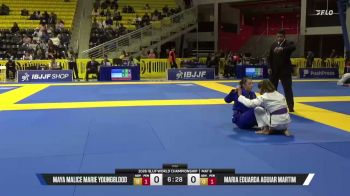 Maria Eduarda Aguiar Martim vs Maya Malice Marie Youngblood 2026 World Jiu-Jitsu IBJJF Championship