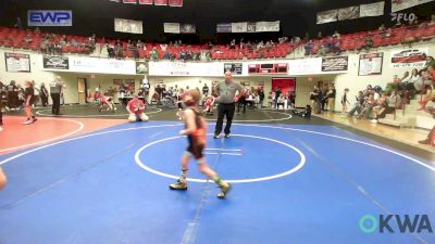 55 lbs Consolation - Hudson Massara, Barnsdall Youth Wrestling vs Lachlan Forrest, Vinita Kids Wrestling