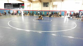 Girls 135 lbs Cons. Round 2 - Remi Morgan, Monterey Girls vs Rochelle Lai, Westmont Girls