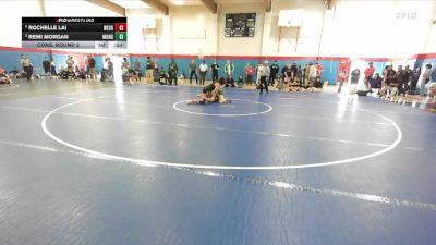Girls 135 lbs Cons. Round 2 - Remi Morgan, Monterey Girls vs Rochelle Lai, Westmont Girls