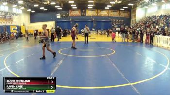 105 lbs Round 1 - Jacob Friedland, Canes Wrestling Club vs Raven Cage, Adale Wrestling Club