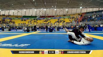 Leonardo Mendes Ferreira vs Facundo Domeneghini 2026 Brasileiro Jiu-Jitsu IBJJF